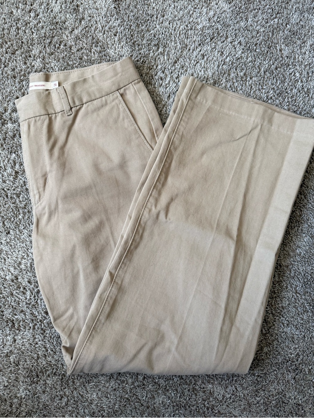 Levi's Women's Wide Leg Pants in Light Khaki